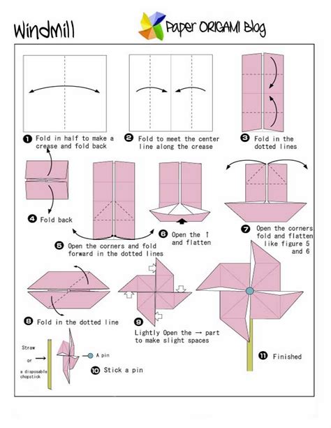 How To Make A Paper Windmill Step By Step