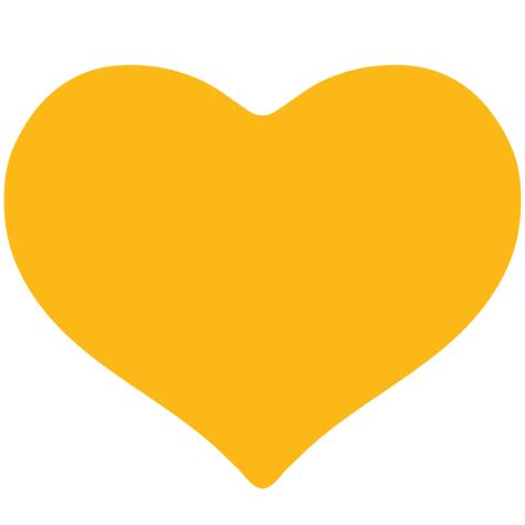 Download Yellow Heart Clipart Hq Png Image Freepngimg