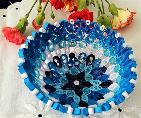 How It Is Made Quilled Paper Bowl 4 Steps With Pictures