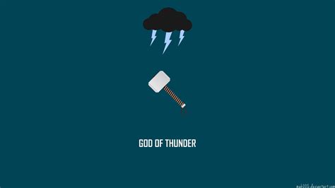 1920x1080 Thor Hammer Mjolnir Marvel Minimal Cloud Lightning Hd