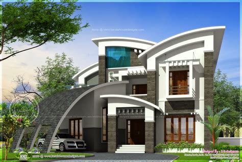 Super Luxury Ultra Modern House Design Kerala Home Design And Floor