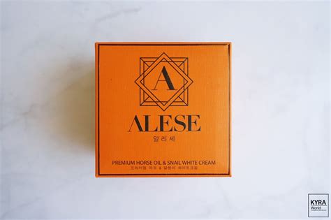 Review Alese ครีมน้ำมันม้าสัญชาติเกาหลีแท้ๆ ล็อคผิวชุ่มชื้น ลดริ้วรอย