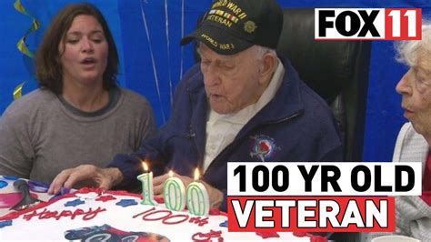 Ervin Fay Turns 100 100 Never Looked So Good On Wwii Veteran Youtube