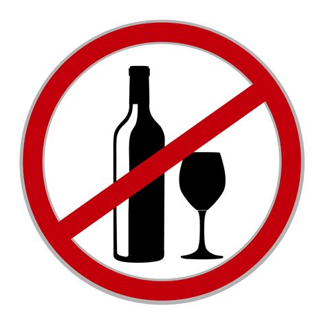 Say No To Alcohol Alcohol Free No Drinking Cliparts Clip Art On
