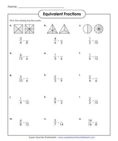 21 posts related to worksheet on equivalent fractions for grade 5. Equivalent Fractions Worksheet 4th Grade PDF - (PRINTABLE)