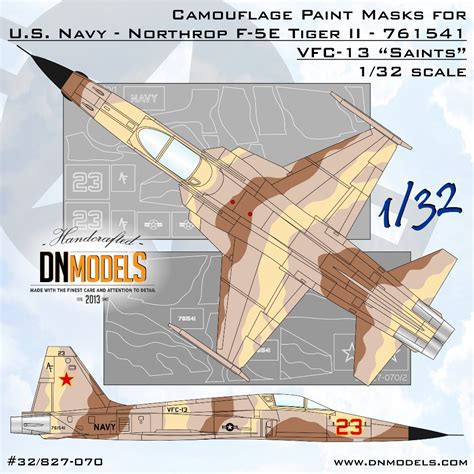 F 5e Us Navy Vfc 13 Saints Camouflage Paint Masks 132