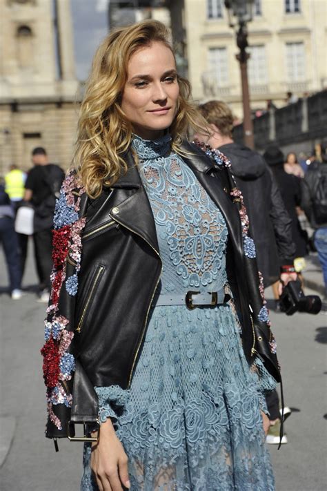 Diane Kruger Elle Saab Fashion Show In Paris 1012016 • Celebmafia