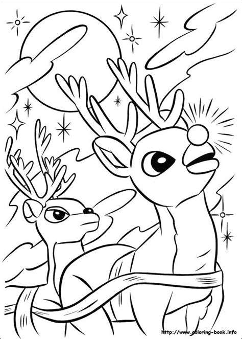 Rudolph mit der roten nase (originaltitel: Malvorlagen Rudolph Rentier Ausdrucken / Weihnachten ...