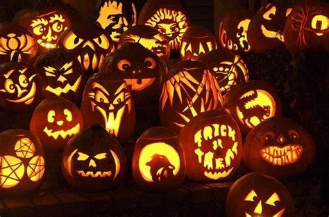 Carved Pumpkins All Lit Up Learn How To Make Them Last Longer Plus