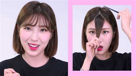 How To Cut K Style Bangs