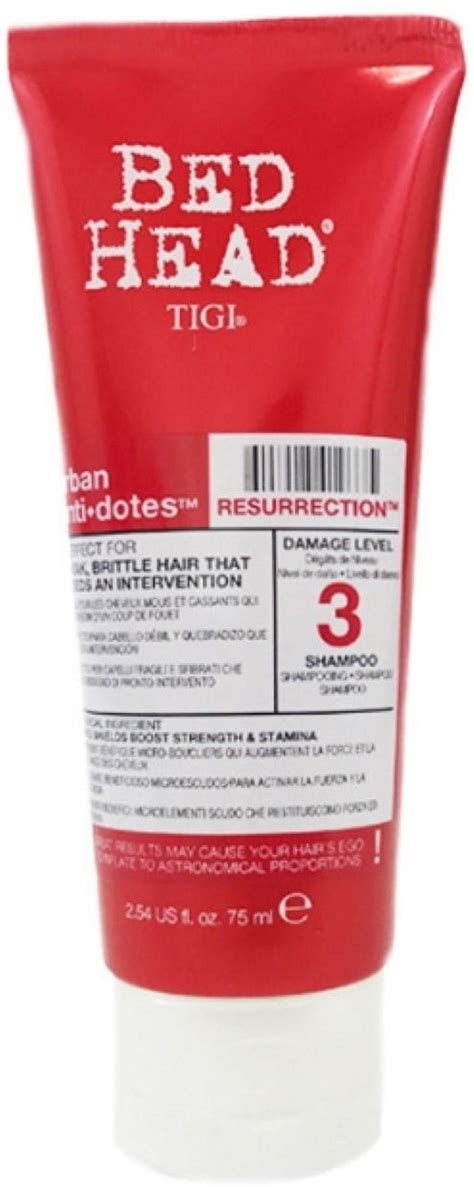 TIGI Bed Head Urban Anti Dotes Resurrection Shampoo 2 54 Oz Pack Of