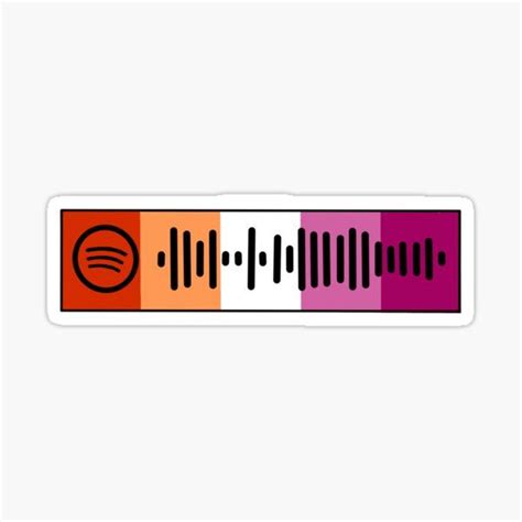 girls by girl in red spotify code with lesbian flag sticker by wmlnsugar in 2021 lesbian flag