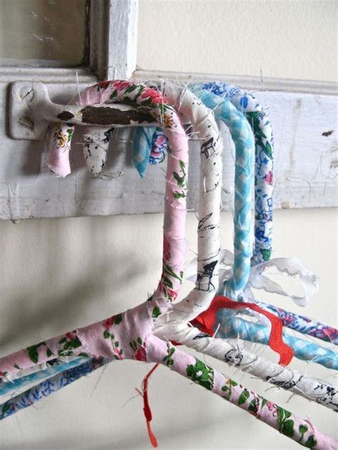 17 Decorative Clothes Hanger And Hook Tutorials Fabric Covered