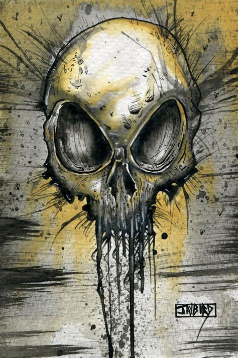 Skull Speed Painting 01 By Jay Allen Hansen On Deviantart