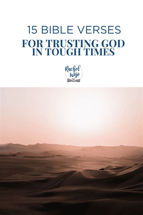 15 Bible Verses For Trusting God In Tough Times Rachel Wojo
