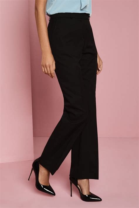 Womens Alderley Straight Leg Trousers Black Twill Shop All Workwear