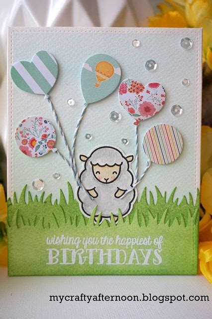 Happy Birthday To Ewe Card Making Birthday Sheep Cards Cards Handmade