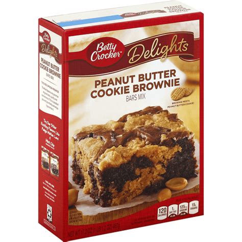 Betty Crocker™ Delights Peanut Butter Cookie Brownie Bars Mix 172 Oz