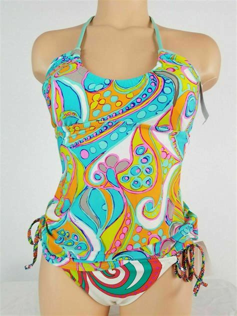 Trina Turk Women S Swimwear 2 Pc Bikini Tankini Top Swimsuit Size 6 8 10 12 14 Ebay