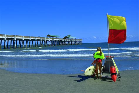 Lonely Lifeguard Ifolly Beach South Carolina Jeff Clark Flickr