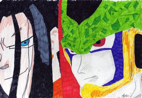 Super 17 And Perfect Cell By Devil Jin Kazama On Deviantart