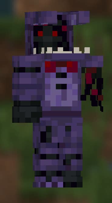 Withered Bonnie Five Nights At Freddys Minecraft Skin