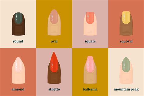 how to find the best nail shape for you hellogiggles