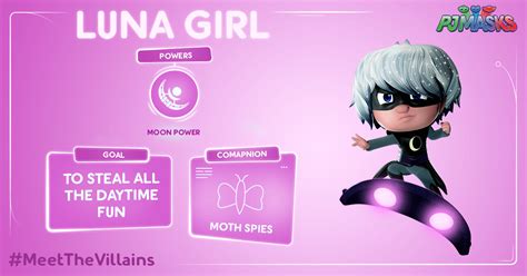 Meet Romeo Luna Girl And Night Ninja The Villains From Pj Masks