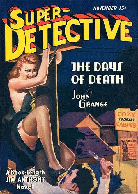 Super Detective Pulp Cover Crime Vintage Art Pulp Fiction Pulp