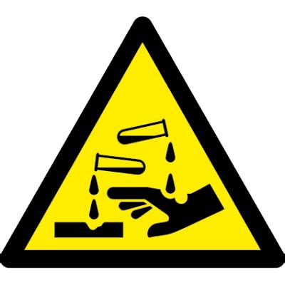 Realistic bright yellow big barrel with bio chemical weapon sign. Trip hazard symbol | Health and Safety Signs