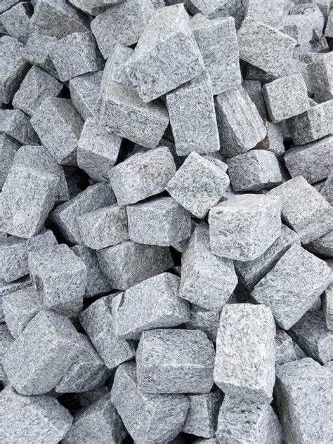 Cube Stone Landscaping Stones Indian White Granite Cube Stone