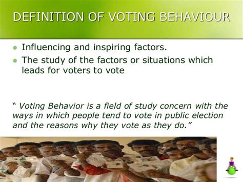 Voting Behaviour In India