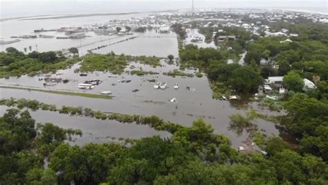 See Aerial Footage As Tropical Storm Cristobal Causes Heavy Flooding In
