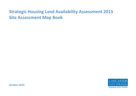 Shlaa 2015 Site Assessment Map Book By Lancaster City Council Issuu