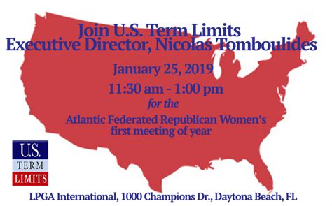 Atlantic Federated Republican Womens First Meeting Of 2019 Us Term
