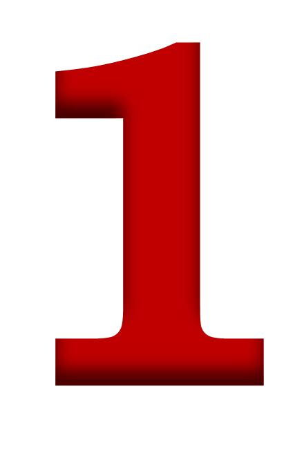 Number 1 Png Images, One Number Transparent Clipart Free Download 8E0