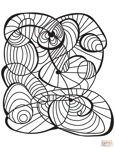 Free Printable Abstract Art Coloring Pages Printable Templates