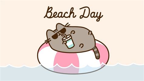 Pusheen Beach Day Youtube