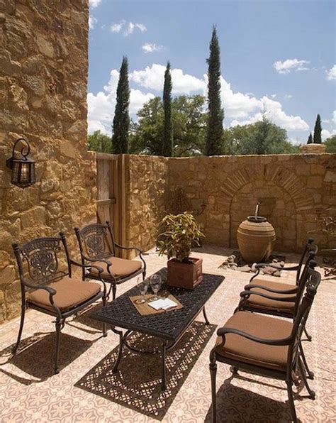 How Do I Clean The Outdoor Furniture Courtyard Design Tuscan
