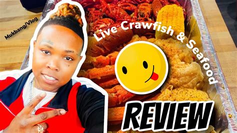 Live Crawfish 🤤🤤and Seafood Restaurant Mukbang😋vlogweekend🍤🍺food