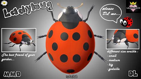 Twin haku insect cakeface 3d. Ladybug insect MMD DL by liloupeach on DeviantArt