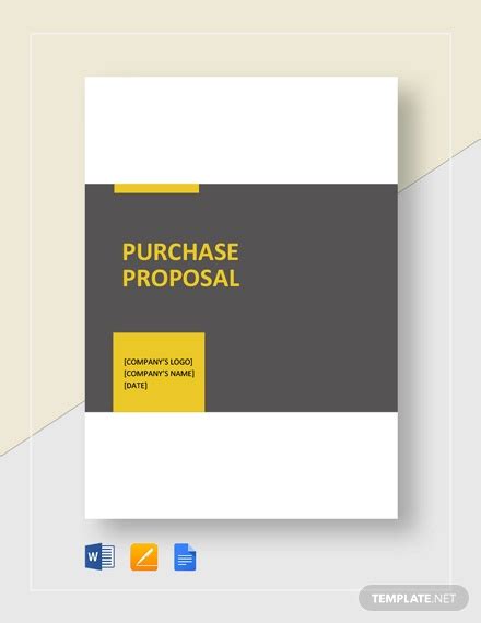 15 Purchase Proposal Templates Word Pdf Apple Pages