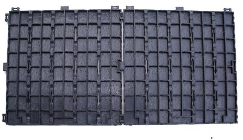 10 Garden Interlocking Decking Tiles Recycled Rubber Material 30 X