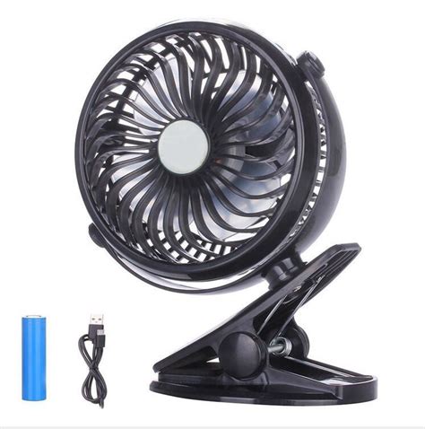 Usb Mini Portable Rechargeable Clip On Fan Battery Usb Desk Personal Air Cooling Stroller Fan