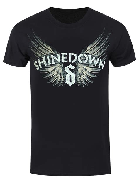Check spelling or type a new query. Shinedown Sketch Wings Men's T-Shirt - Offical Band Merch ...
