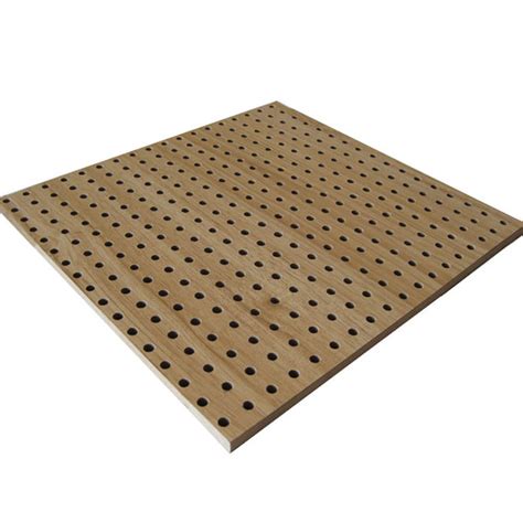 Perforated Wood Acoustic Panels Gypsum Board Mineral Fiber Acoustical