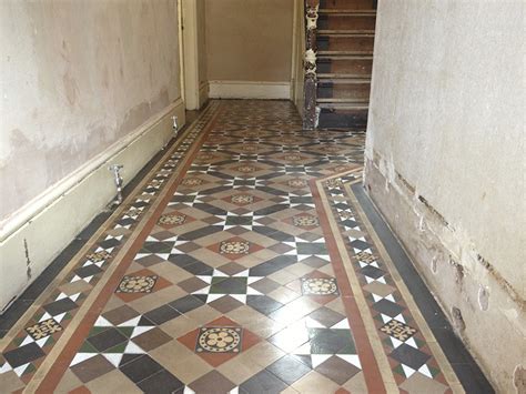 Victorian Geometric Tile Restoration The Floor