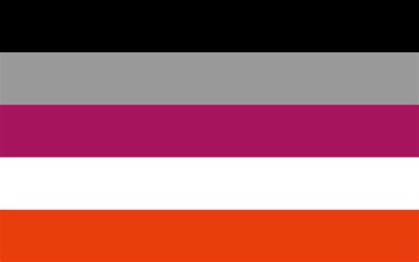 i ve just made a lesbian asexual flag what you think r lgbt