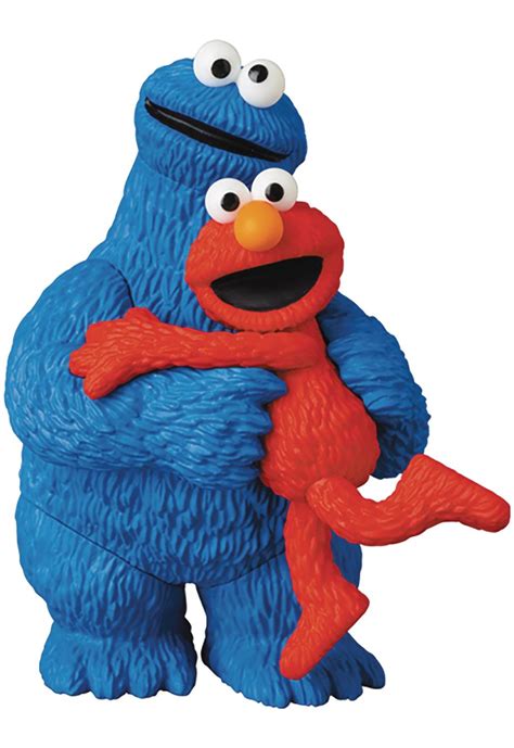 Jun208980 Sesame Street Udf Ser 2 Elmo And Cookie Monster Fig