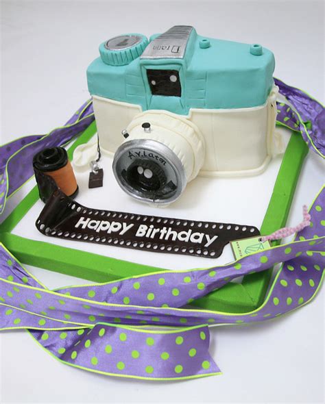 Show me how you want to. LOMO CAMERA BIRTHDAY CAKE @ M CAKES | Flickr - Photo Sharing!